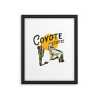 Coyote Cutie Framed Art Print Gallery Image 5