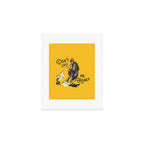 Don't Call Me Honey Retro Cowgirl On Horseback V.1 Art Print Gallery Image 1