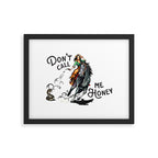 Don't Call Me Honey Retro Cowgirl On Horseback V.1 Framed Art Print Gallery Image 6