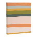 "Dreamy Stripes" Colorful & Fun Children's Stripe Pattern Canvas Print Gallery Image 8