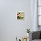 Gin & Chronic: Pin Up Girl & Cat Art Print Gallery Image 3