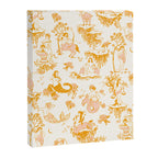 Honey, Pink & Gold Zodiac Toile Pattern. A Great Gift Idea For Astrology Fans! Canvas Print Gallery Image 8