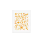 Honey, Pink & Gold Zodiac Toile Pattern. A Great Gift Idea For Astrology Fans! Art Print Gallery Image 1