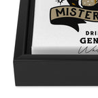 Mister Bourbon: Drink Like A Gentleman Jackalope Design Framed Canvas Print Gallery Image 3