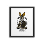 Mister Bourbon: Drink Like A Gentleman Jackalope Design Framed Art Print Gallery Image 4