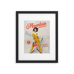 Ski Bunny Beer Pinup Framed Art Print Gallery Image 5