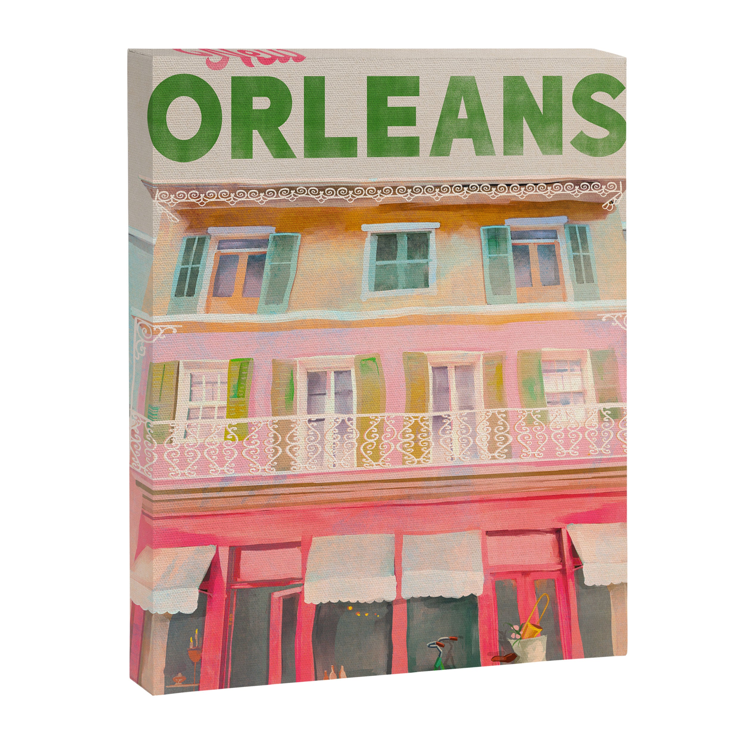 New Orleans French Quarter Art Canvas Print Gallery Image 6