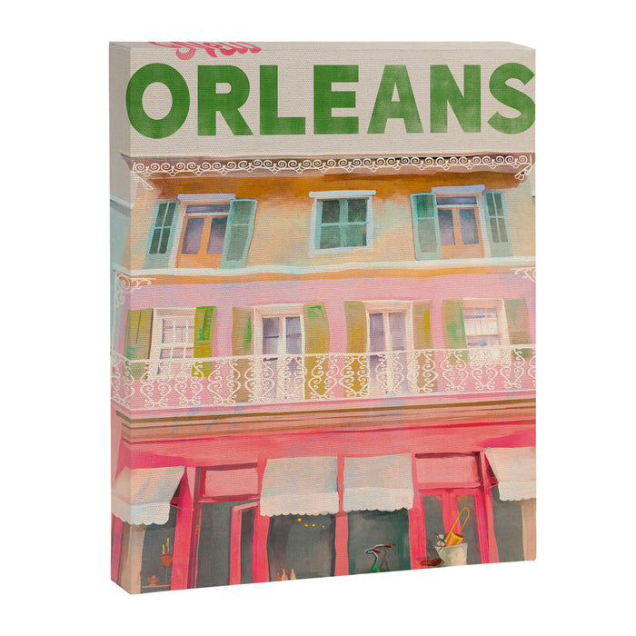 New Orleans French Quarter Art Canvas Print Gallery Image 1