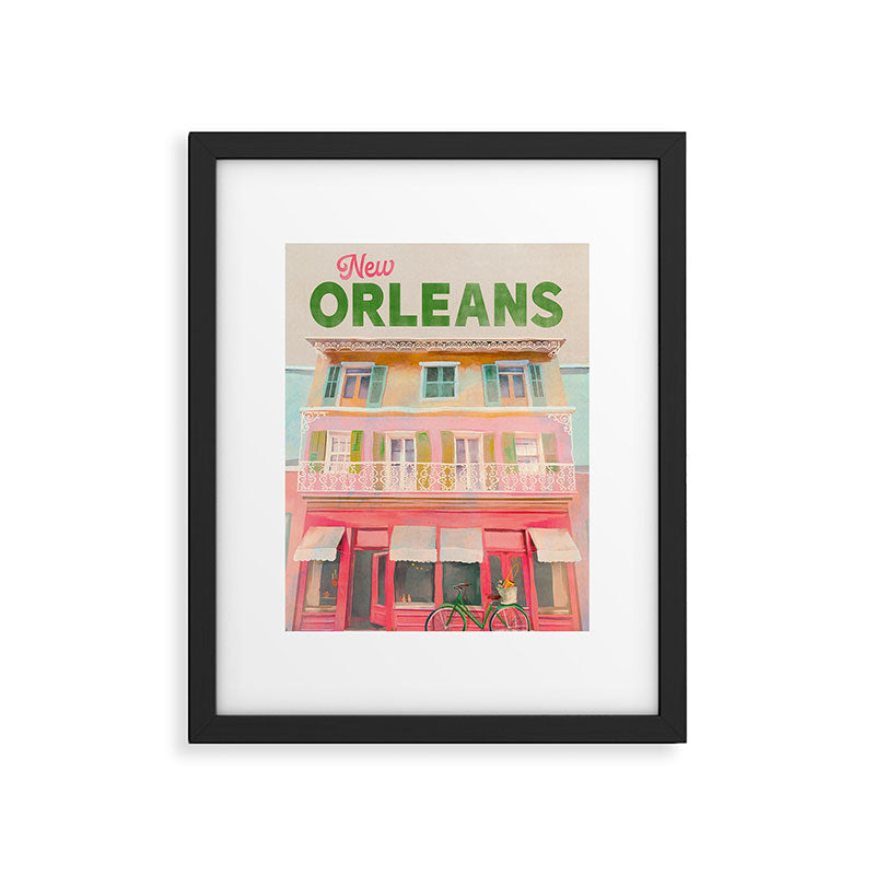 New Orleans French Quarter Art Framed Art Print Gallery Image 5