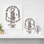 Feminist Women's Rights Quote Supporting Feminism Canvas Print Gallery Image 3