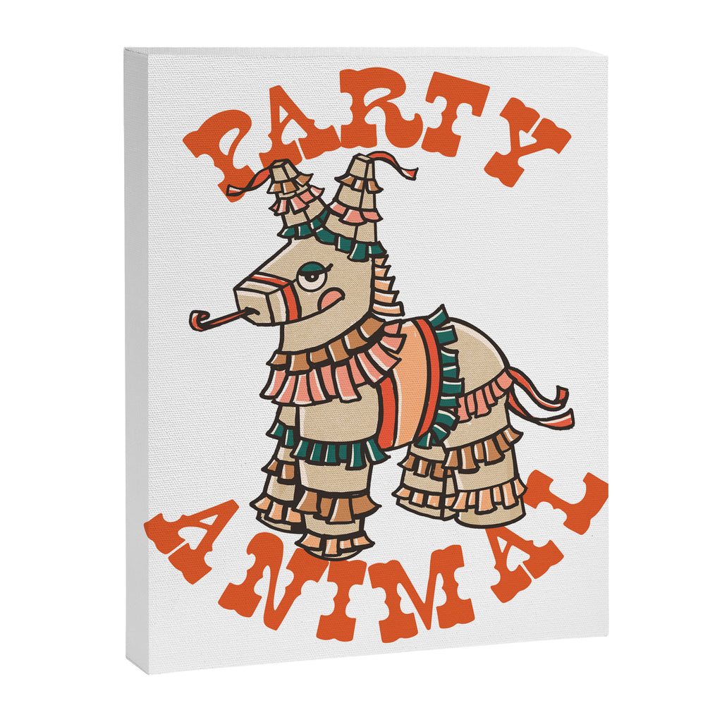 Party Animal Donkey Pinata Canvas Print Gallery Image 8