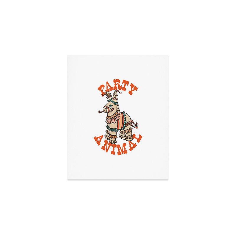 Party Animal Donkey Pinata Art Print Gallery Image 1