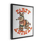 Party Animal Donkey Pinata Framed Canvas Print Gallery Image 2