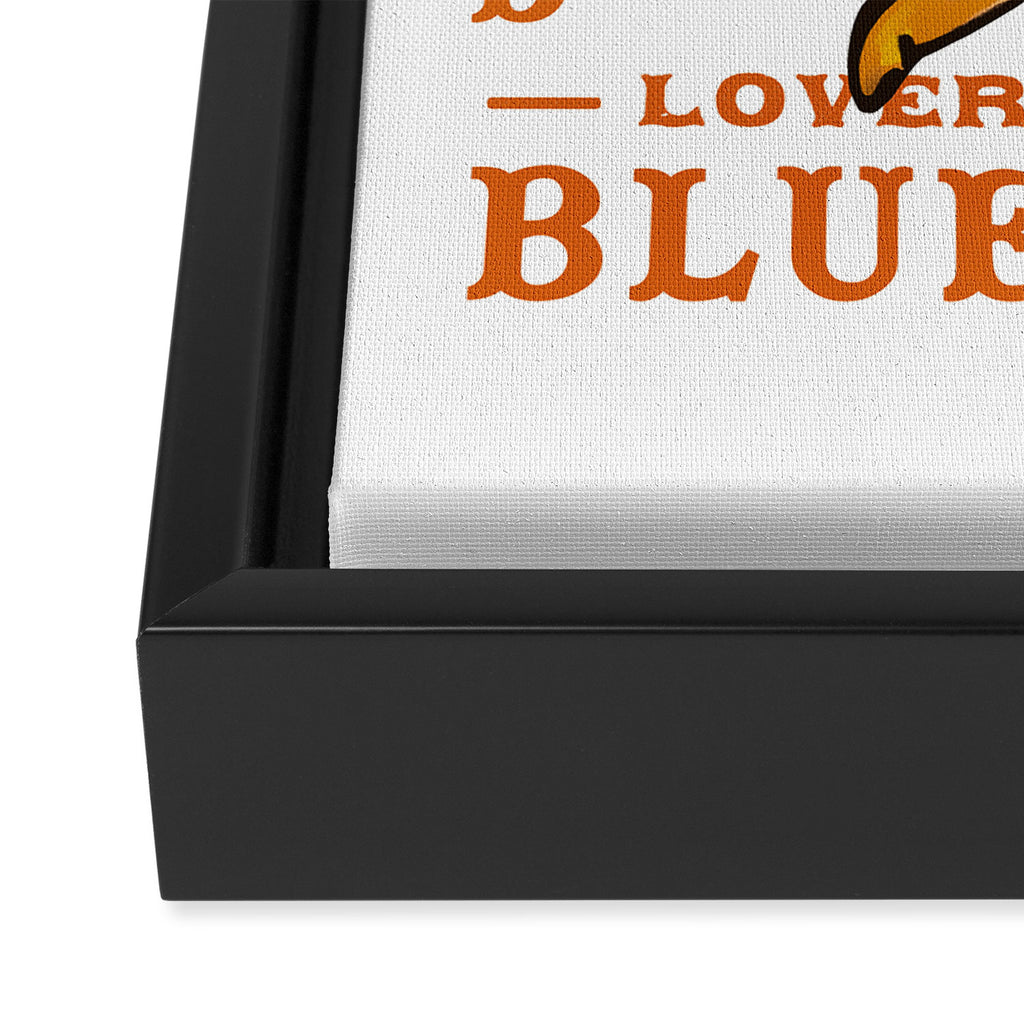 Play Freely Lovers & Loners Blues Fest Guitar Girl Framed Canvas Print Gallery Image 3