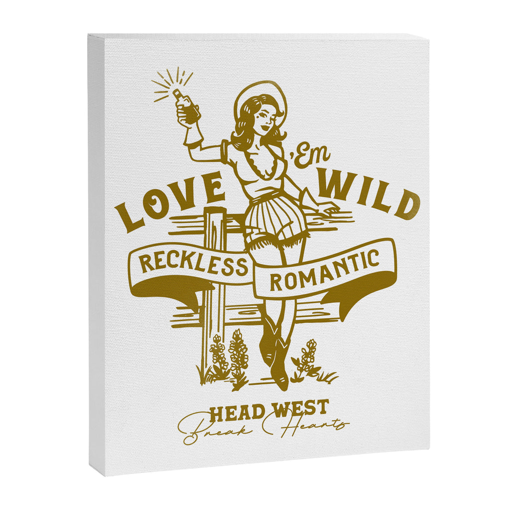 Reckless Romantic Cowgirl Canvas Print Gallery Image 6