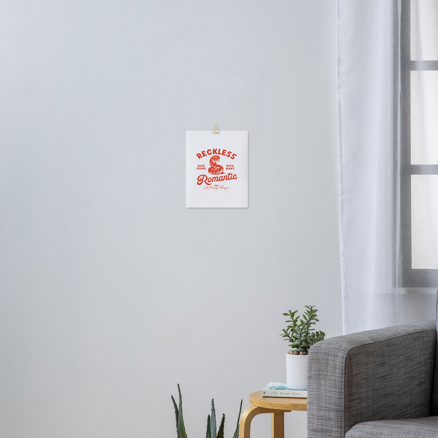 Reckless Romantic: Kiss Some, Bite Many.  Art Print Gallery Image 3