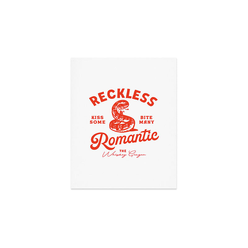 Reckless Romantic: Kiss Some, Bite Many.  Art Print Gallery Image 1