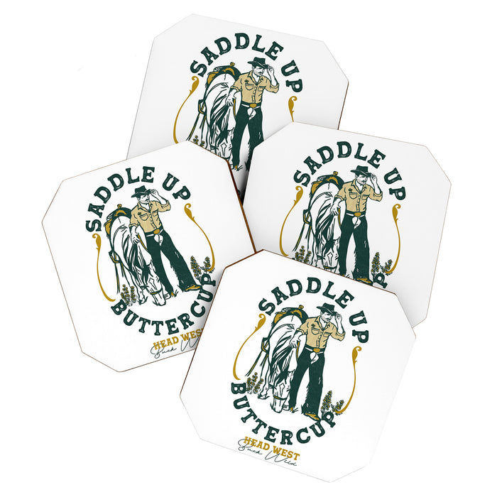 Saddle Up Buttercup: Head West Cowboy Coaster Gallery Image 1