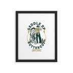 Saddle Up Buttercup: Head West Cowboy Framed Art Print Gallery Image 5