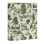 Sequoia National Park California Vintage Travel Art Pattern Canvas Print Gallery Image 8