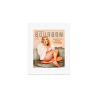 "The Babes Of Bourbon: Don't Cry, Drink Whiskey" Sexy Blonde Pinup Girl Vintage Art Art Print Gallery Image 1