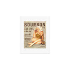 "The Babes Of Bourbon" Pretty Blonde Pin Up Girl Art Art Print Gallery Image 1