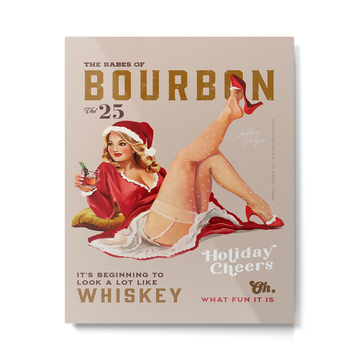 The Babes Of Bourbon Vol. 25: Holiday Cheers Metal Print Gallery Image 1