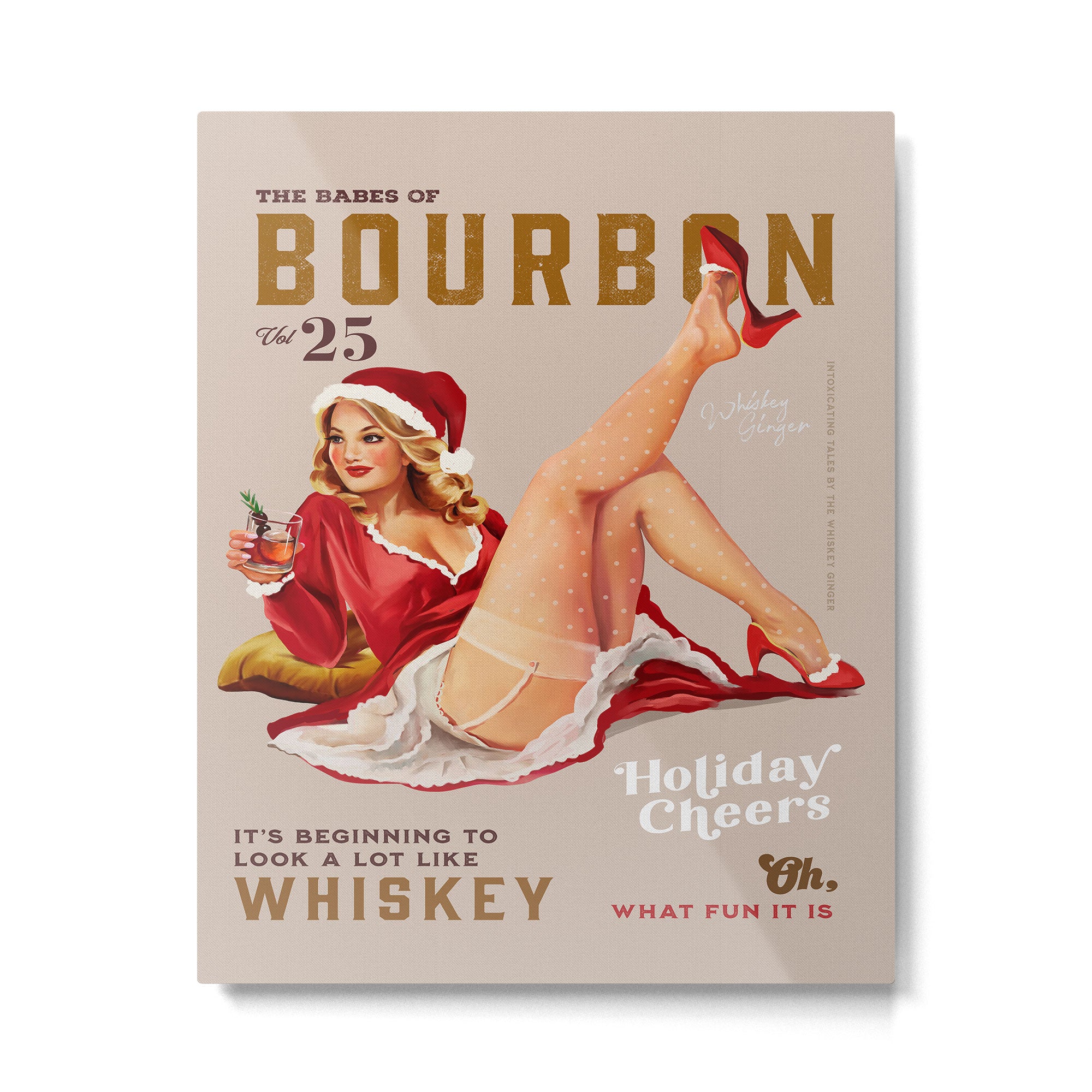 The Babes Of Bourbon Vol. 25: Holiday Cheers Metal Print Gallery Image 4