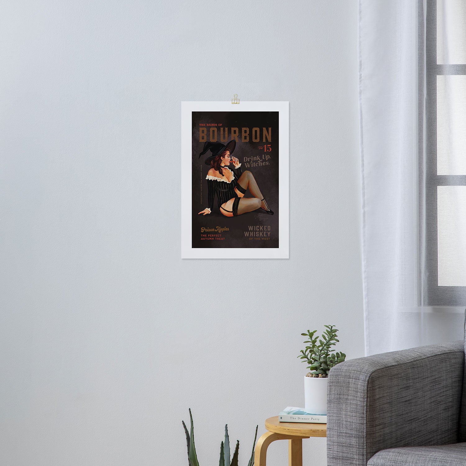 The Babes Of Bourbon Vol. 15: Drink Up Witches Art Print Gallery Image 3