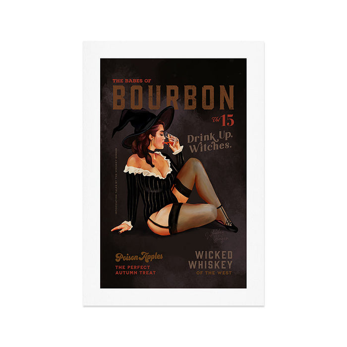 The Babes Of Bourbon Vol. 15: Drink Up Witches Art Print Gallery Image 1