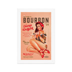 The Babes Of Bourbon Vol. 24: A Damn Delight. Vintage Pin Up Girl & Cocktail Art Art Print Gallery Image 1