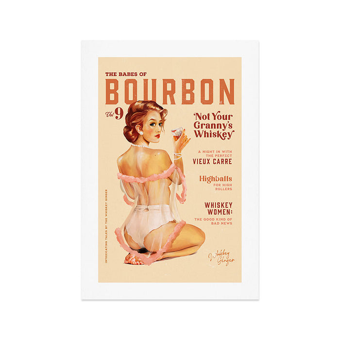 The Babes Of Bourbon Vol. 9 - Vintage Pinup Art Art Print Gallery Image 1
