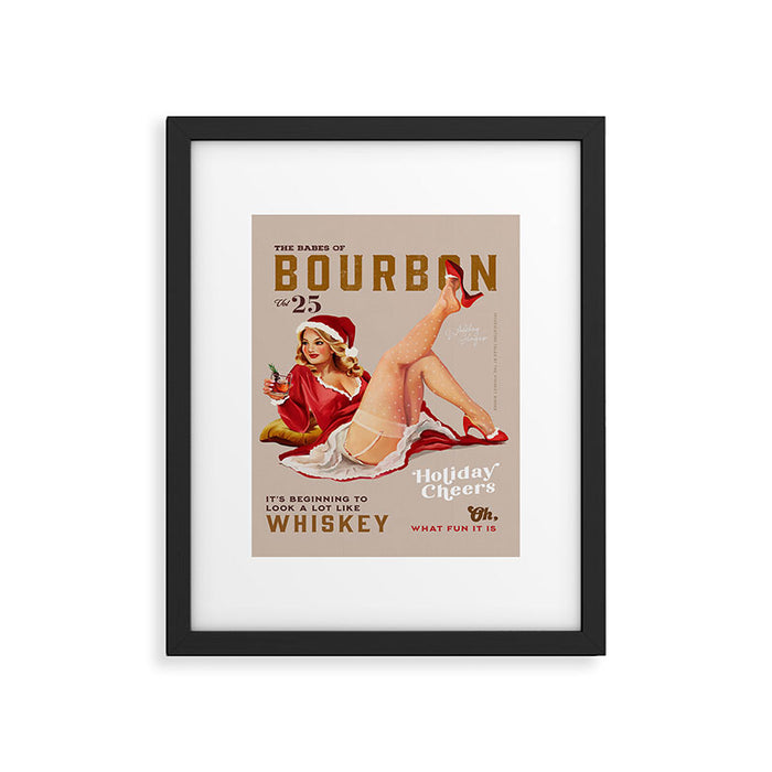The Babes Of Bourbon Vol. 25: Holiday Cheers Framed Art Print Gallery Image 1
