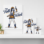 The Hell I Won't: Retro Cowgirl V.2 Canvas Print Gallery Image 3