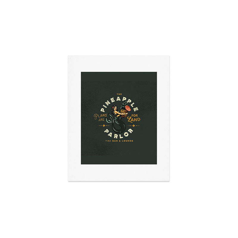 The Pineapple Parlor: Plans Are For Land Art Print Gallery Image 1