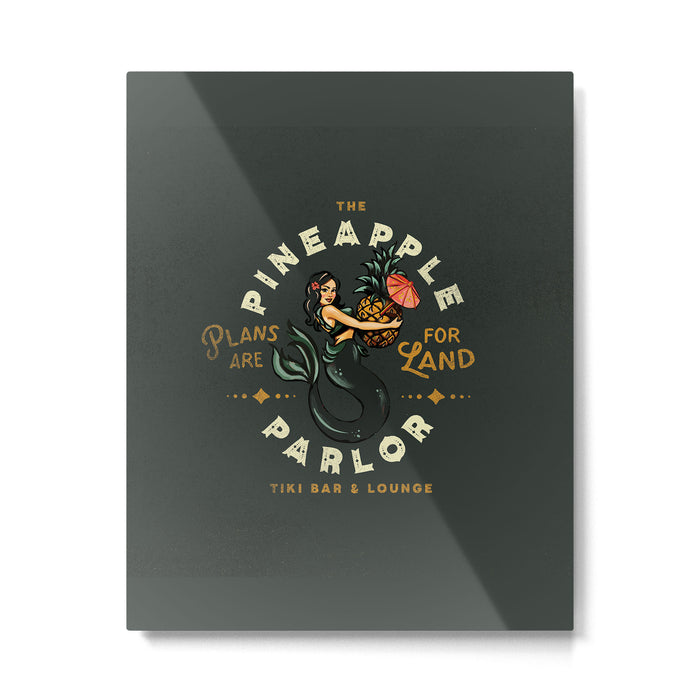 The Pineapple Parlor: Plans Are For Land Metal Print Gallery Image 1