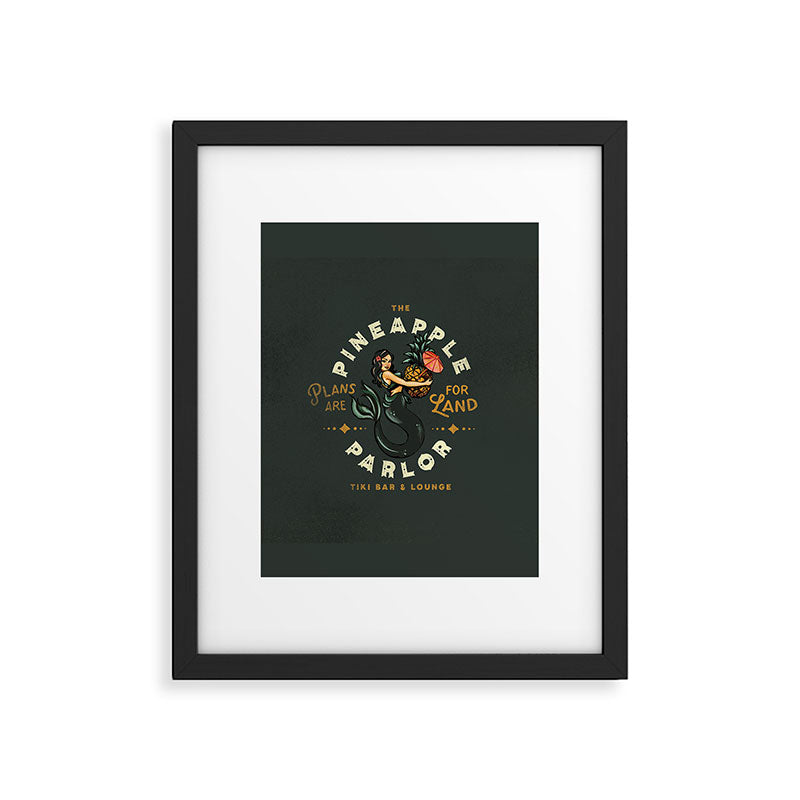 The Pineapple Parlor: Plans Are For Land Framed Art Print Gallery Image 4