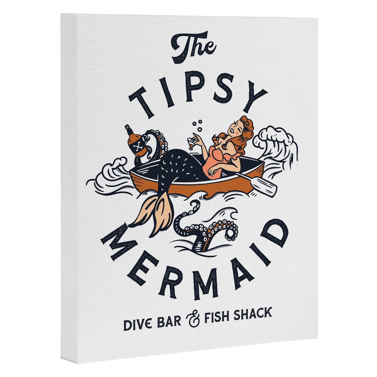 The Tipsy Mermaid Dive Bar & Fish Shack Canvas Print Gallery Image 3