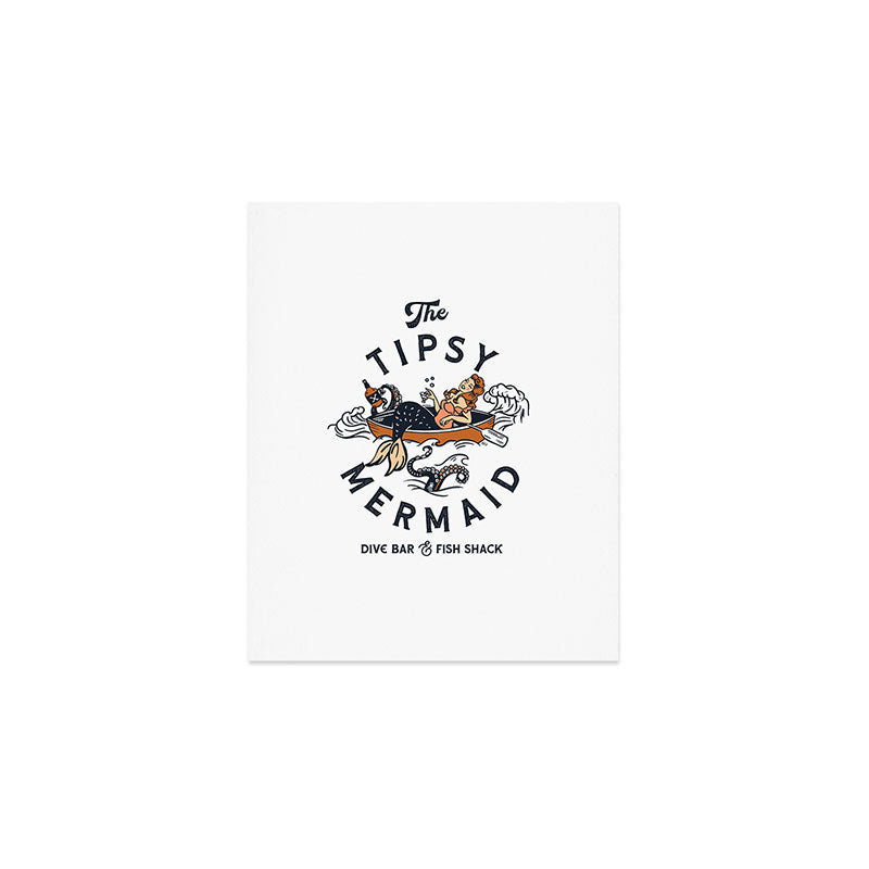 The Tipsy Mermaid Dive Bar & Fish Shack Art Print Gallery Image 1