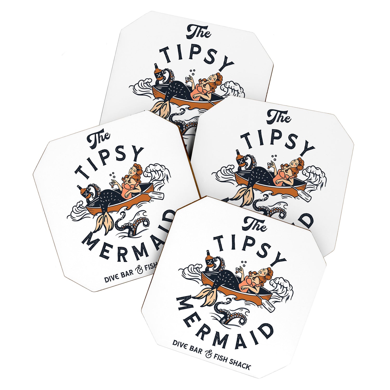 The Tipsy Mermaid Dive Bar & Fish Shack Coaster Gallery Image 1