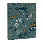 Vintage Ocean Pattern Canvas Print Gallery Image 8