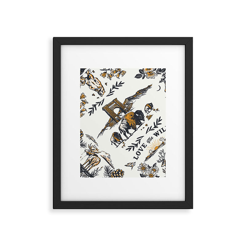 Vintage Yellowstone Pattern  Framed Art Print Gallery Image 6