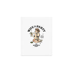 Wife Of The Party: Sexy Woman In Lingerie Making Cocktails Art Print Gallery Image 1