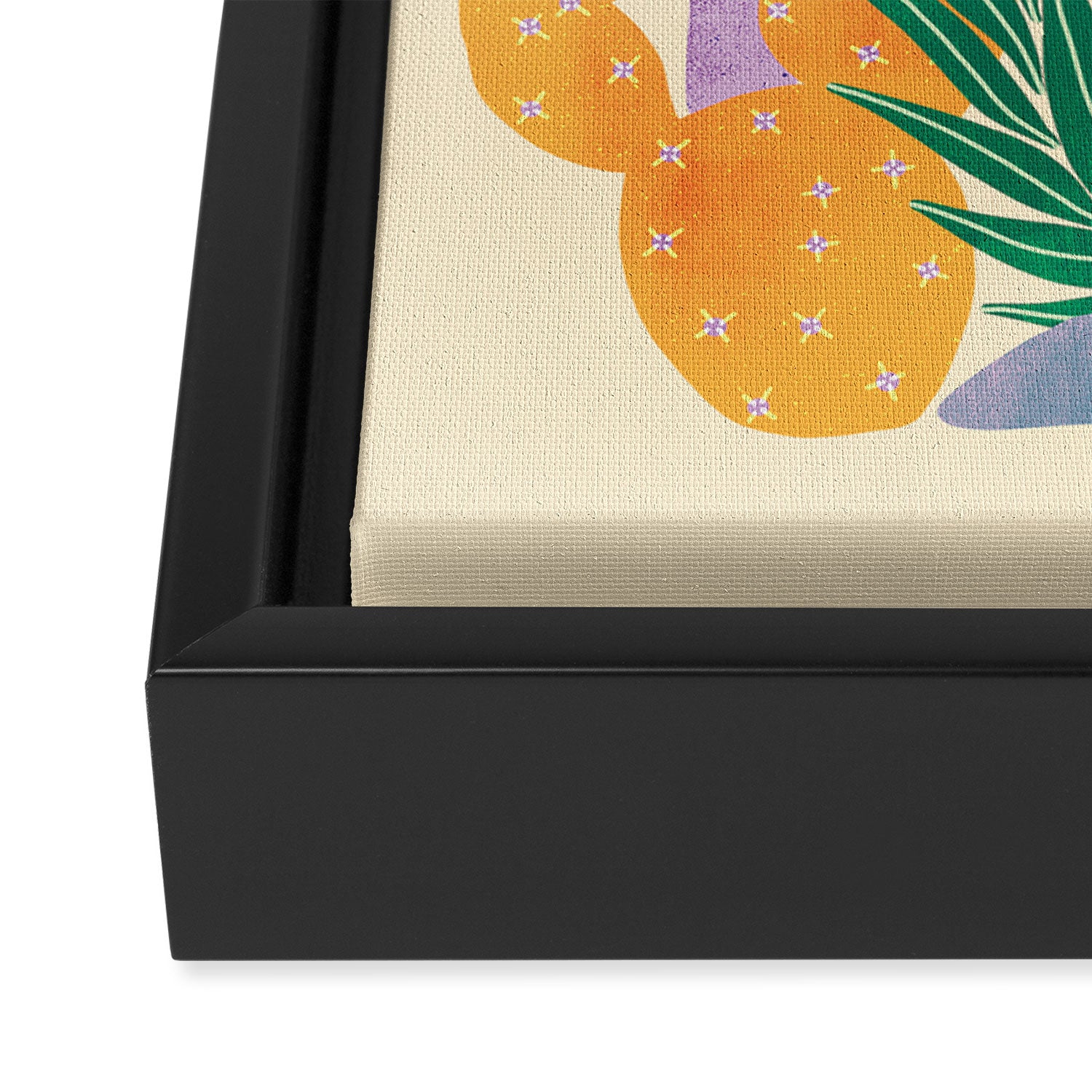 Cactus Blooms Framed Canvas Print Gallery Image 3