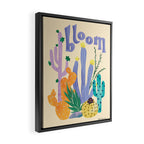 Cactus Blooms Framed Canvas Print Gallery Image 2