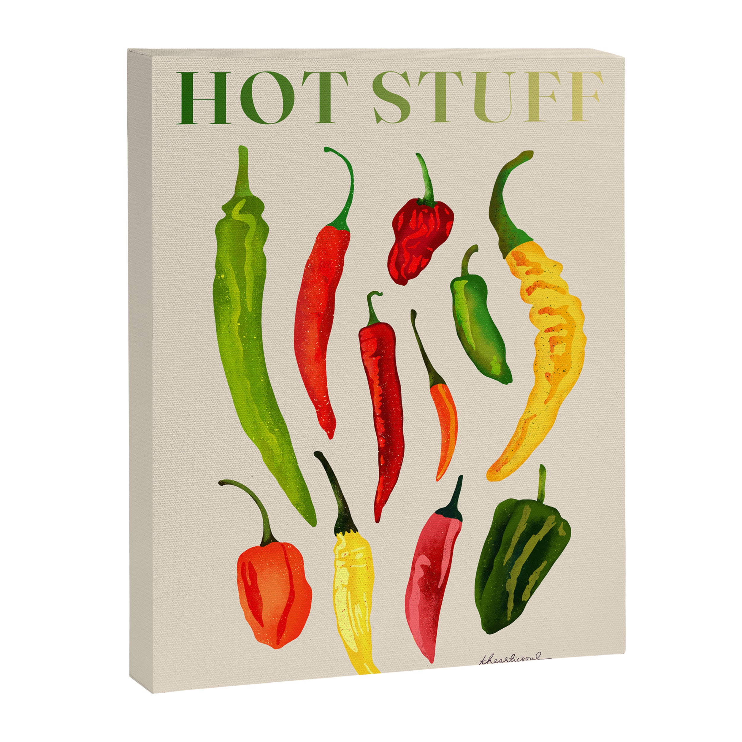 Hot Stuff Peppers Canvas Print Gallery Image 6