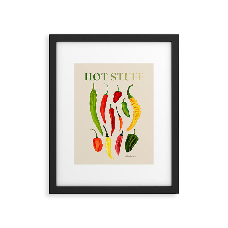 Hot Stuff Peppers Framed Art Print Gallery Image 5