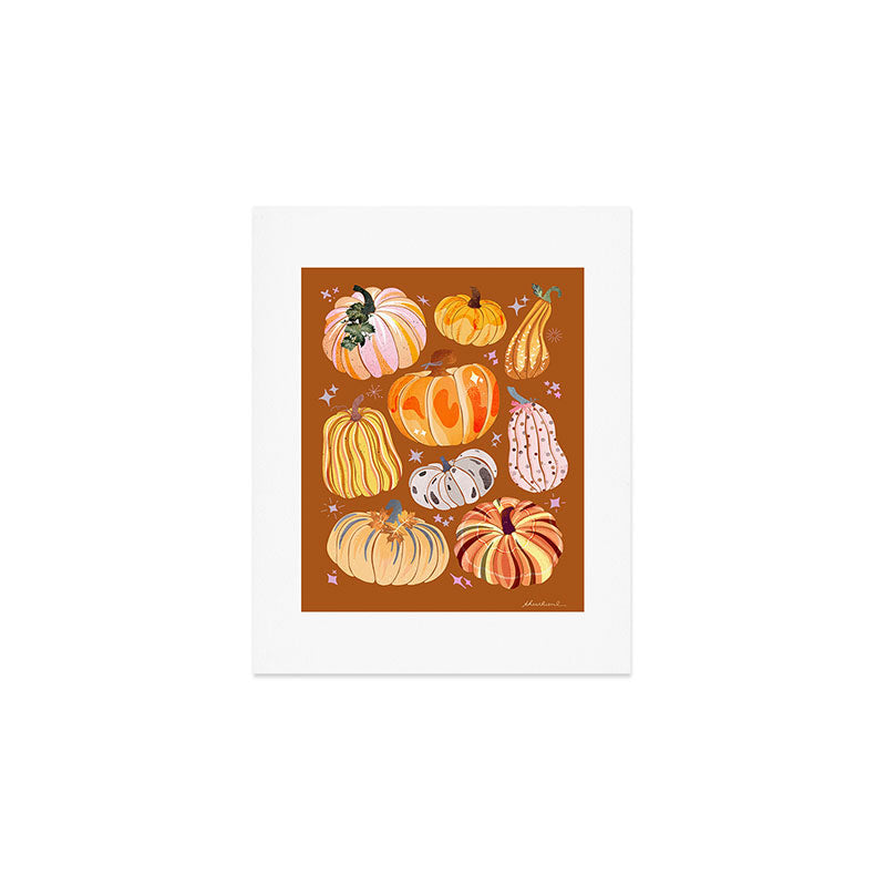Pumpkins Galore Art Print Gallery Image 1