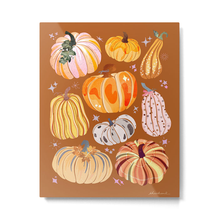 Pumpkins Galore Metal Print Gallery Image 1