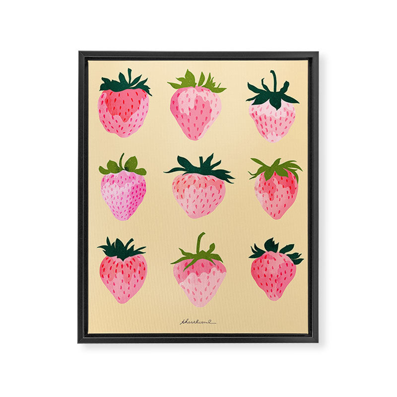Strawberry Dreams Framed Canvas Print Gallery Image 6